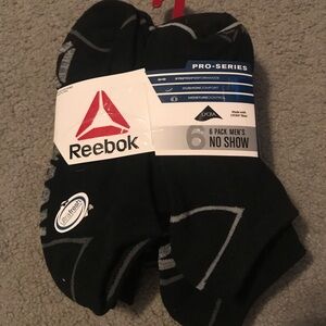 Reebok black ankle socks 6-12.5 new